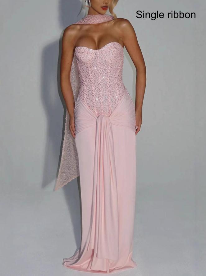 Pink / L / Single ribbon