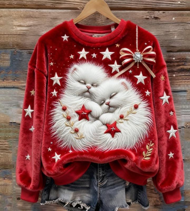 Christmas Retro Green Unisex Sweater