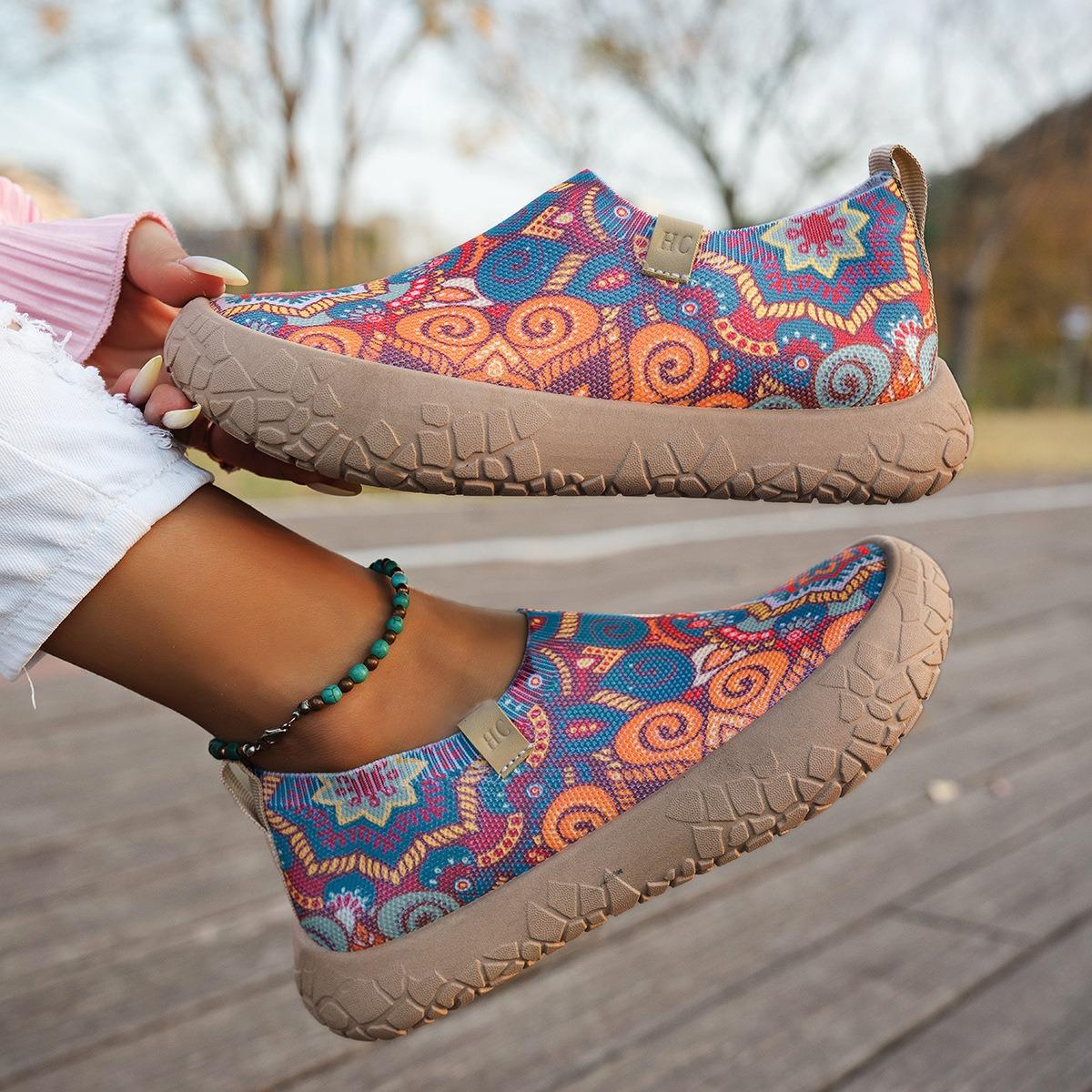 Womens Slip-on Soft-soled Sports Casual Shoes