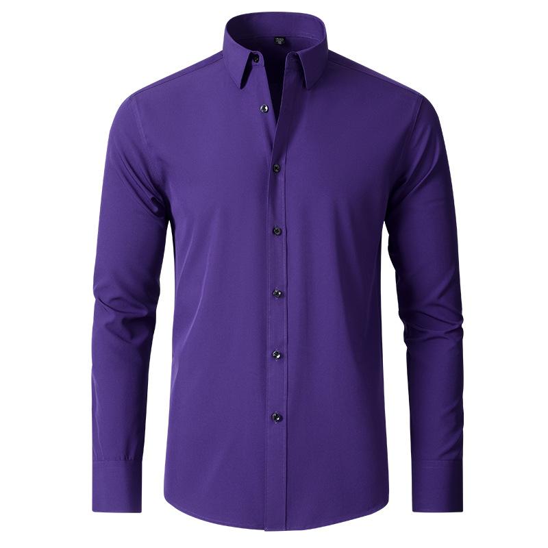 Full Elastic Force Shirt Men's Shirt Non-ironing Anti-wrinkle
