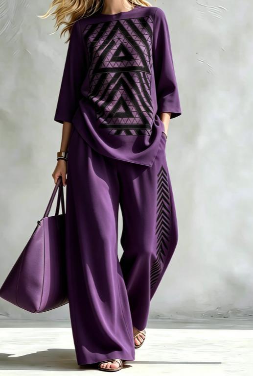 Summer Women's Blouse Set
