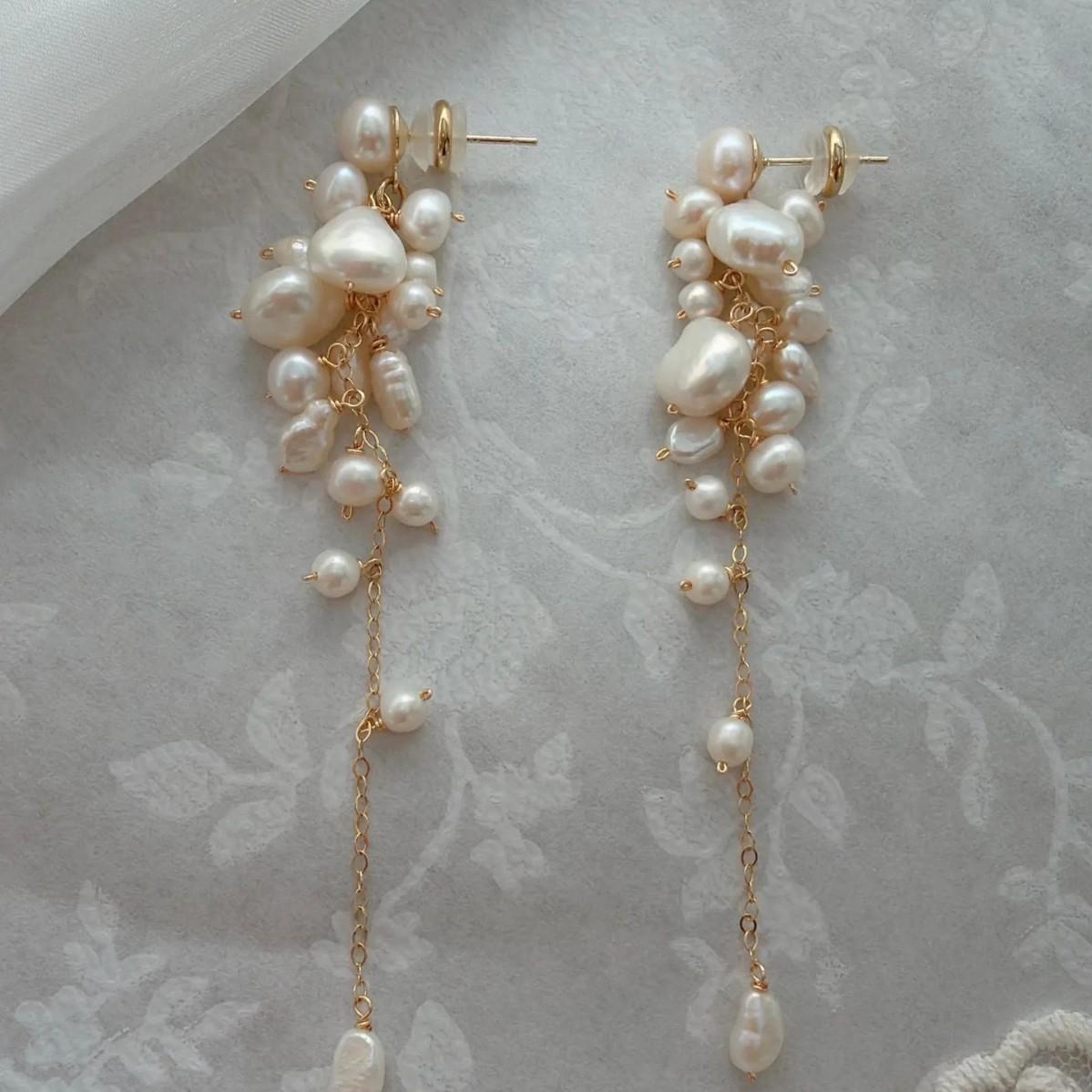 Fashionable New Freshwater Pearl Earrings For Women