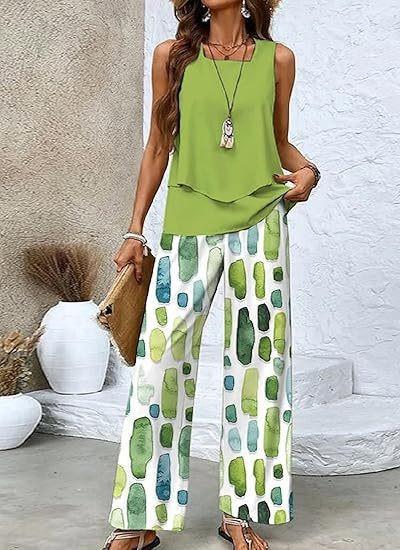 Women's Two-Piece Vest And Pants Set