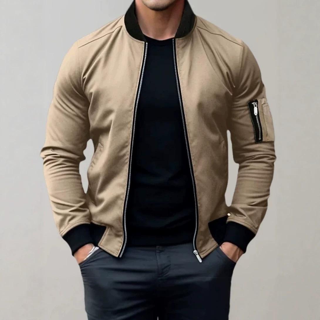 Mens Aviator Fashionable Casual Jacket
