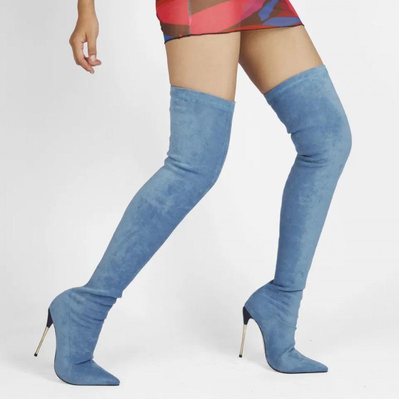 Cross-border Foreign Trade Womens Autumn Winter Sexy Suede Boots