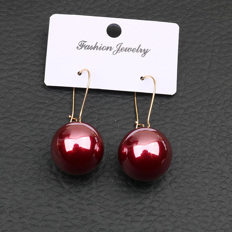 Large Pearl Silver Pearl Ear Clips For Women