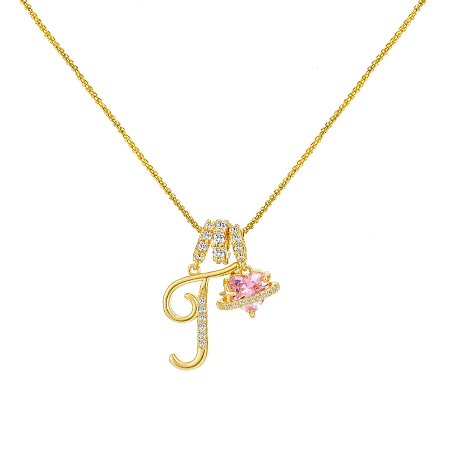 Dopamine 26 English Letter Necklace Girl Light Luxury Minority High Sense