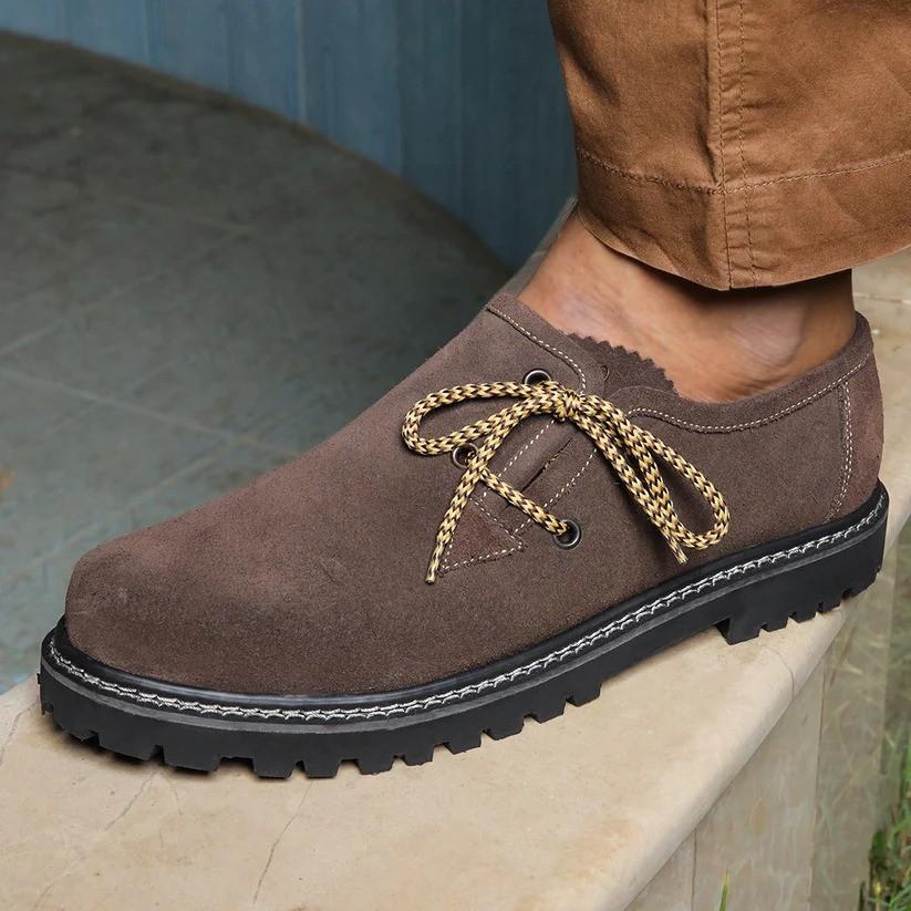 New European And American-style Round-toe Low-heeled Shoes