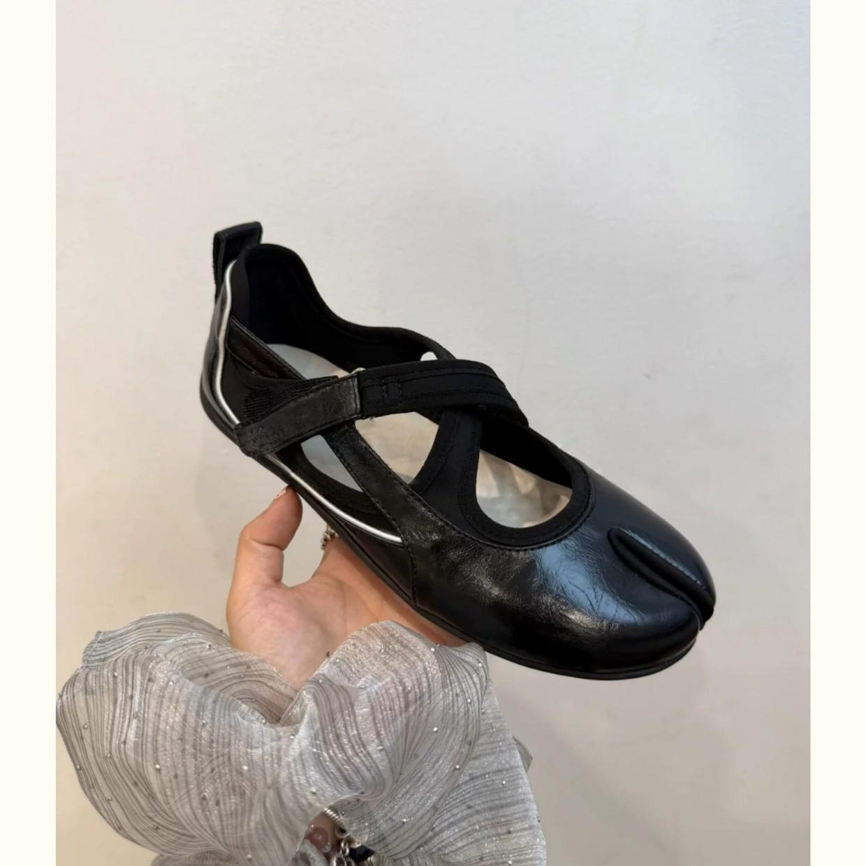 Women's All-Match Soft-Soled Single Shoes With Velcro Cross Straps