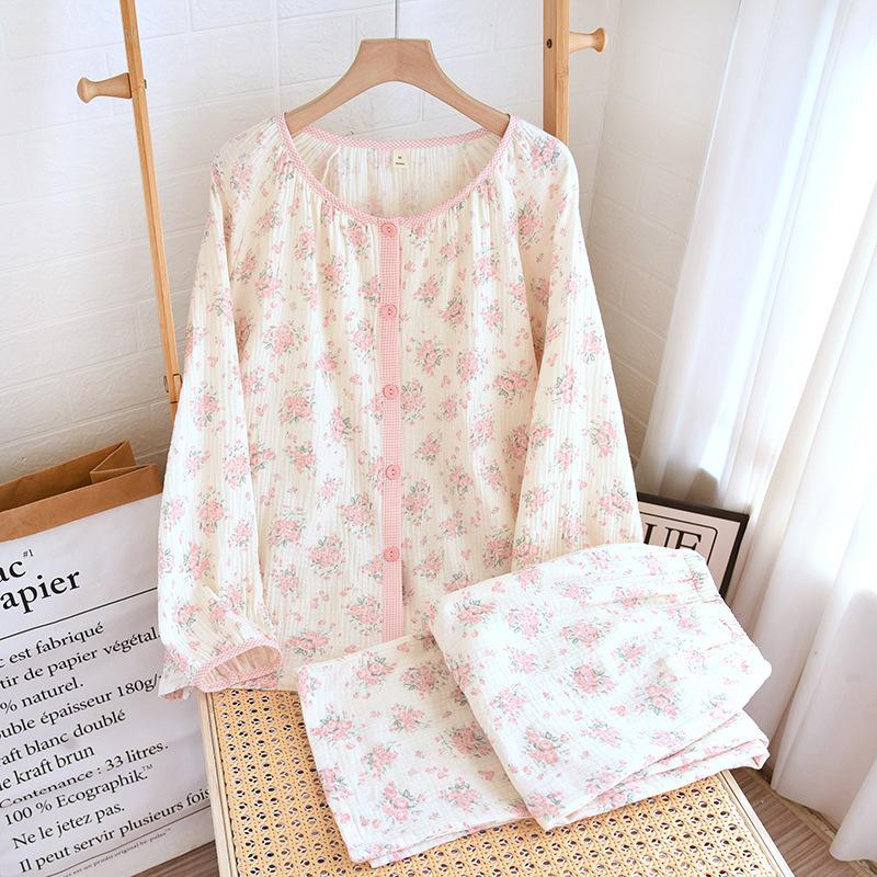 Pink / L / Round neck