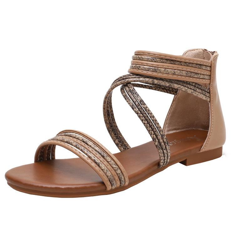Women's Flat Sandals - Breathable Beach Shoes For Summer Slip-Resistant Casual Flip Flops