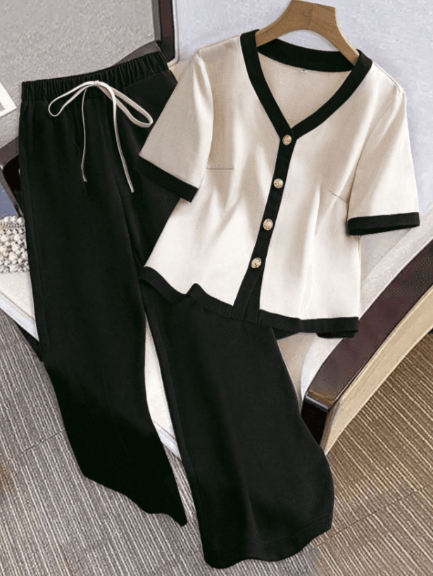 Tweed-Style Elegant Set
