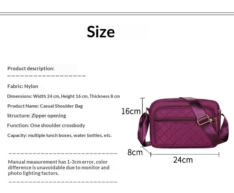Womens Shoulder Fashionable Crossbody High-end Moms Bag