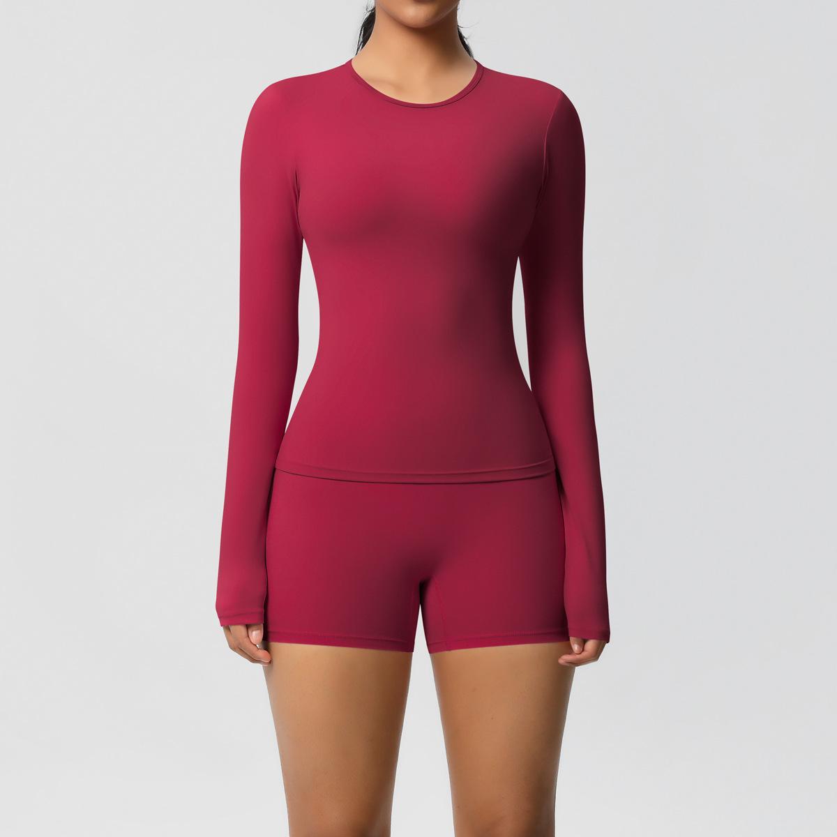 Carmine red / 7102 long sleeved / S