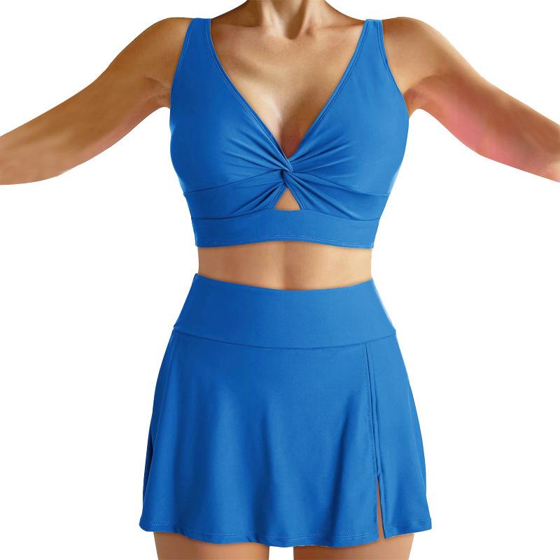 Womens Fashionable Casual Two-Piece Beach Swimsuit
