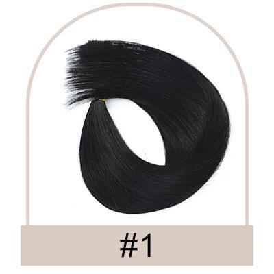 Human-hair Extension Wire Rods Seamless And Easy-to-remove One-piece Tape-in Hair Extensions