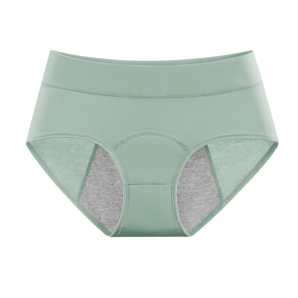 Cotton High-waist Period Panties  Leak-proof Side Panels For Menstrual Protection