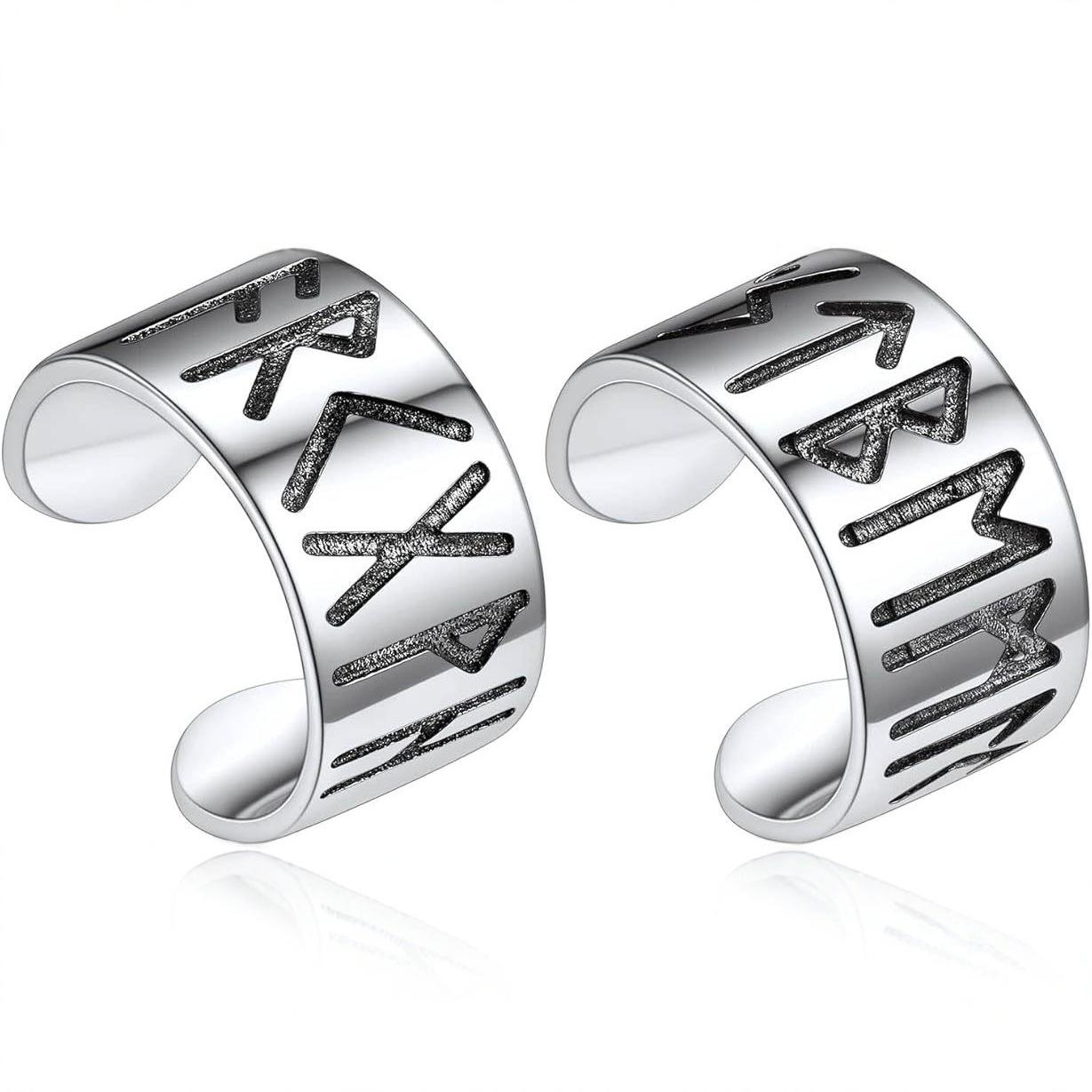 Fashionable Wrap-Around Punk Earrings