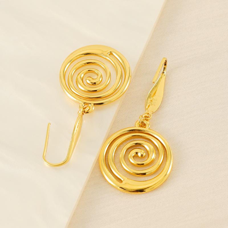 Niche Mosquito Coil Holder Stainless Steel Earrings