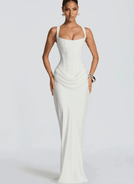 Women's Solid Color Strappy Tie Dress