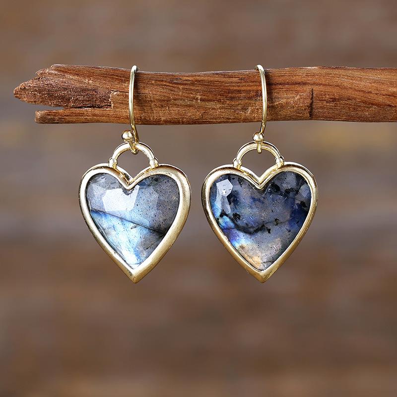 Bohemian Water Drop Pendant Earrings Women