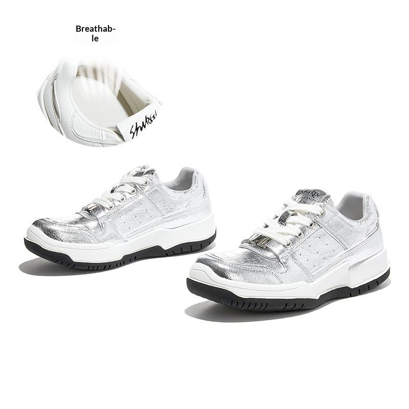 Chunky-soled Casual Versatile Flat Womens Shoes