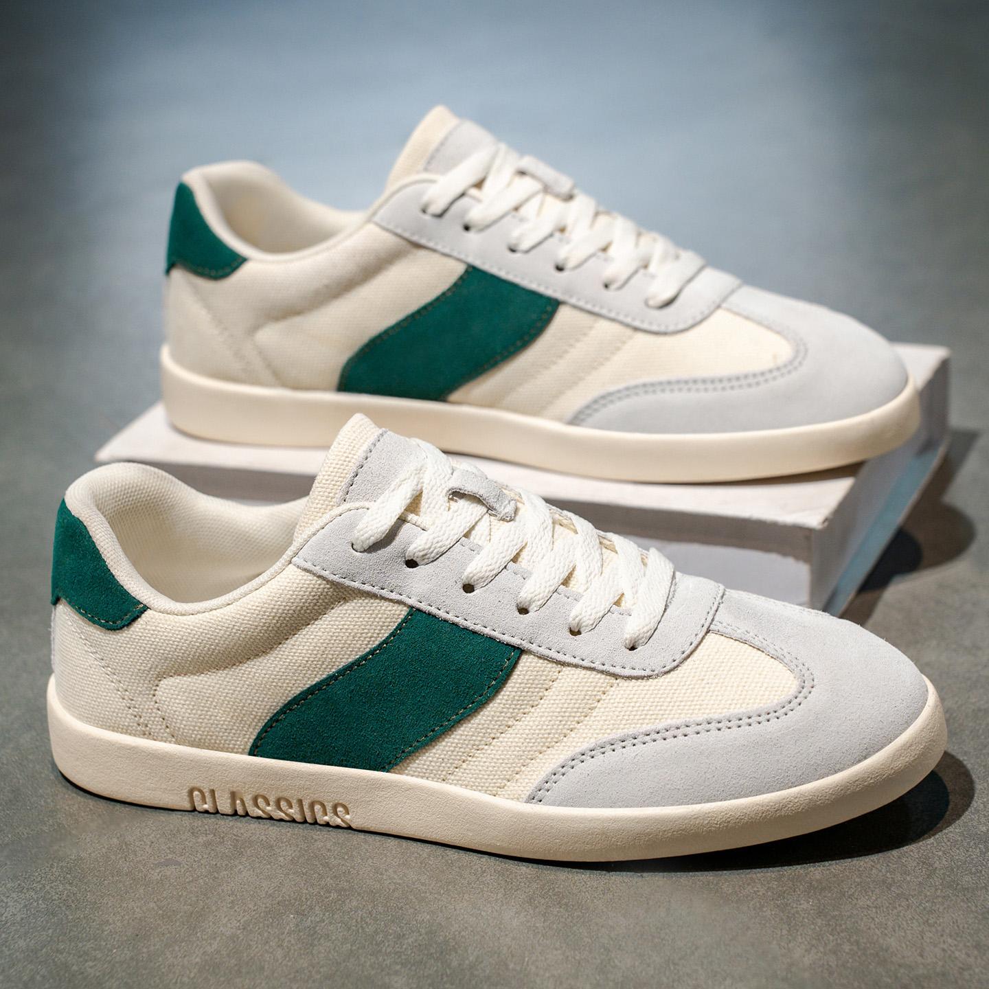Casual Versatile And Comfortable German-style Color-block Shoes For Men