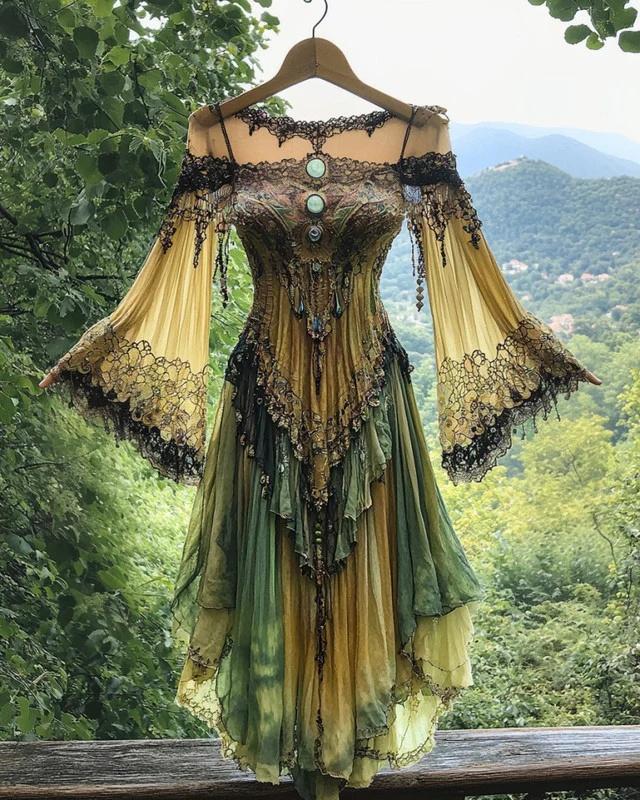 Fashionable Casual Halloween New Witch Witch Dress