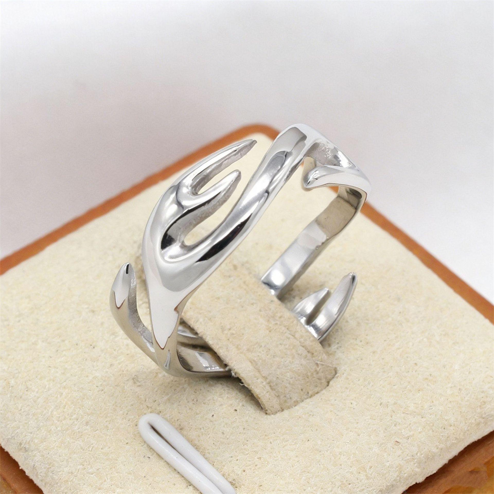 Mens Personalized Retro Flame Totem Ring