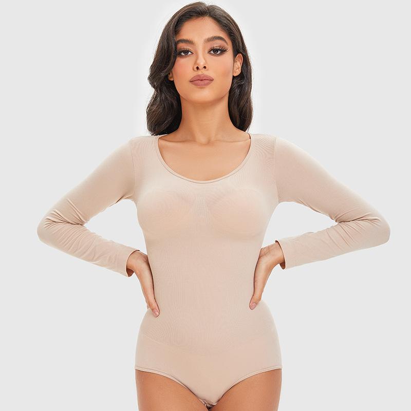 Shapewear Bodysuit Long-sleeve Lingerie For Women