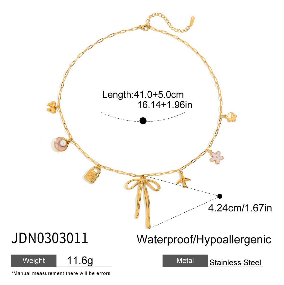 Jewelry Titanium Steel Necklace Accessories Womens Clavicle Chain Stainless Steel Neck Chain
