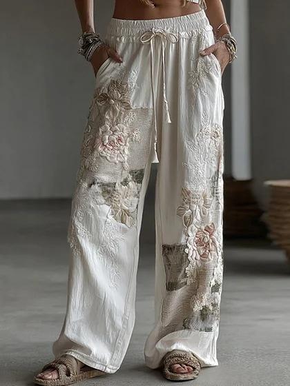 Womens Casual Sports Pants With 3D Digital Print