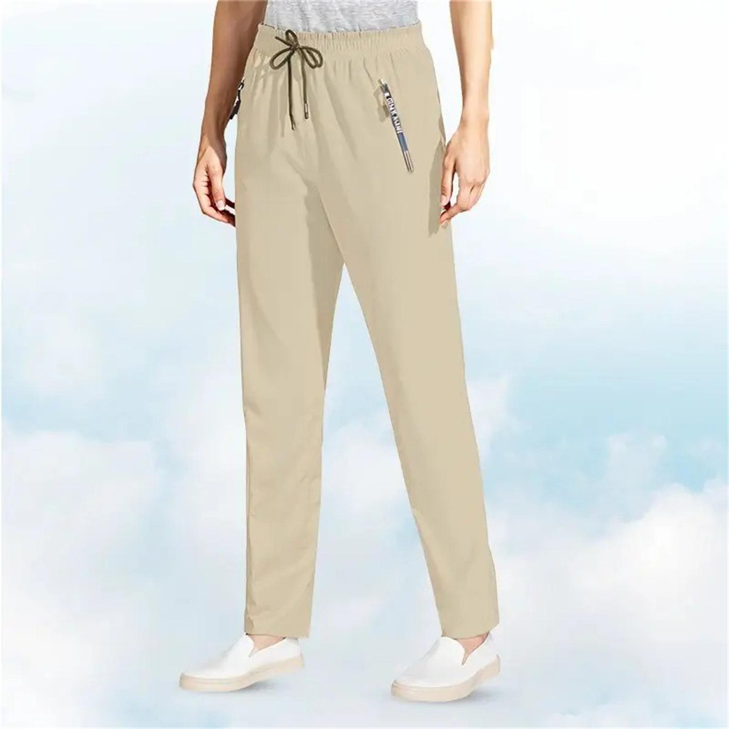 STRAIGHT SHORT StretchActive - Women's Ultra Soft Stretch Perfect Drape Casual Pants
