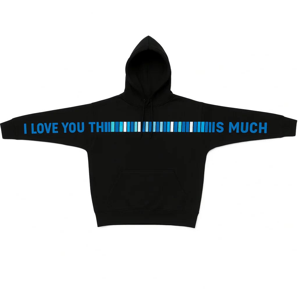 Black Blue text / 3XL