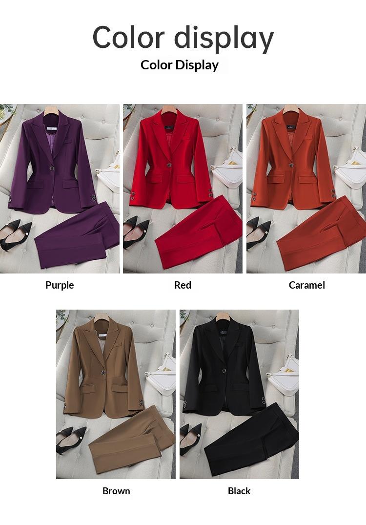 Elegant Goddess-Like High-End Blazer For Spring And Autumn Professional Wear