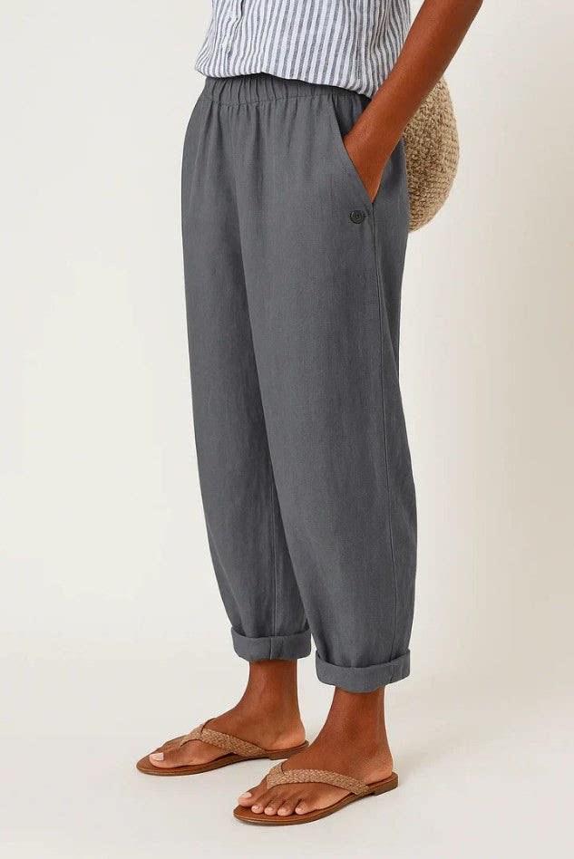 Womens Casual Pants With Digital 3D-printed Buttons