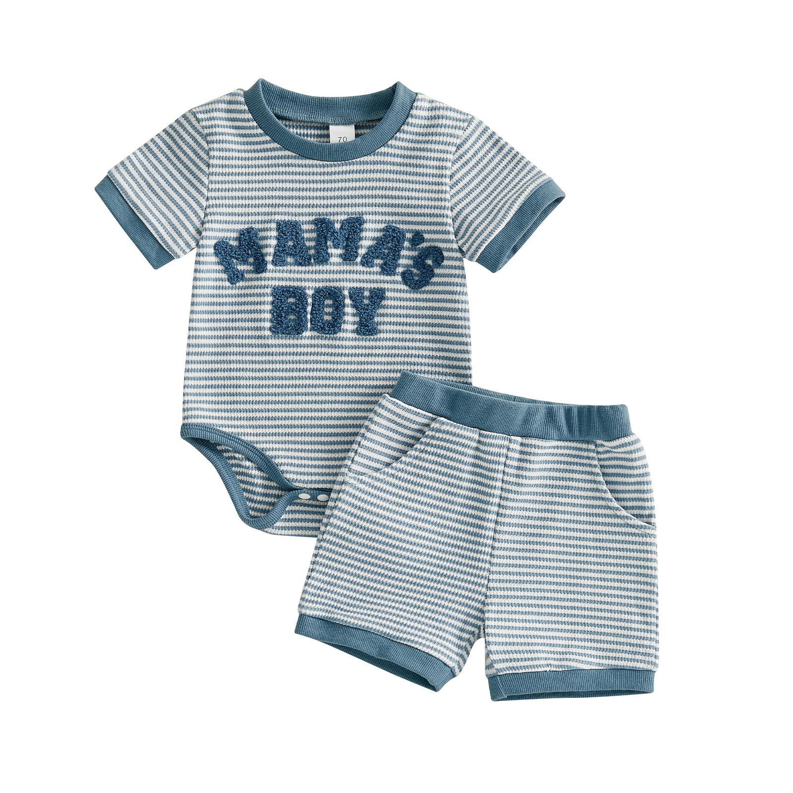 Baby Summer Short-sleeve Romper Set