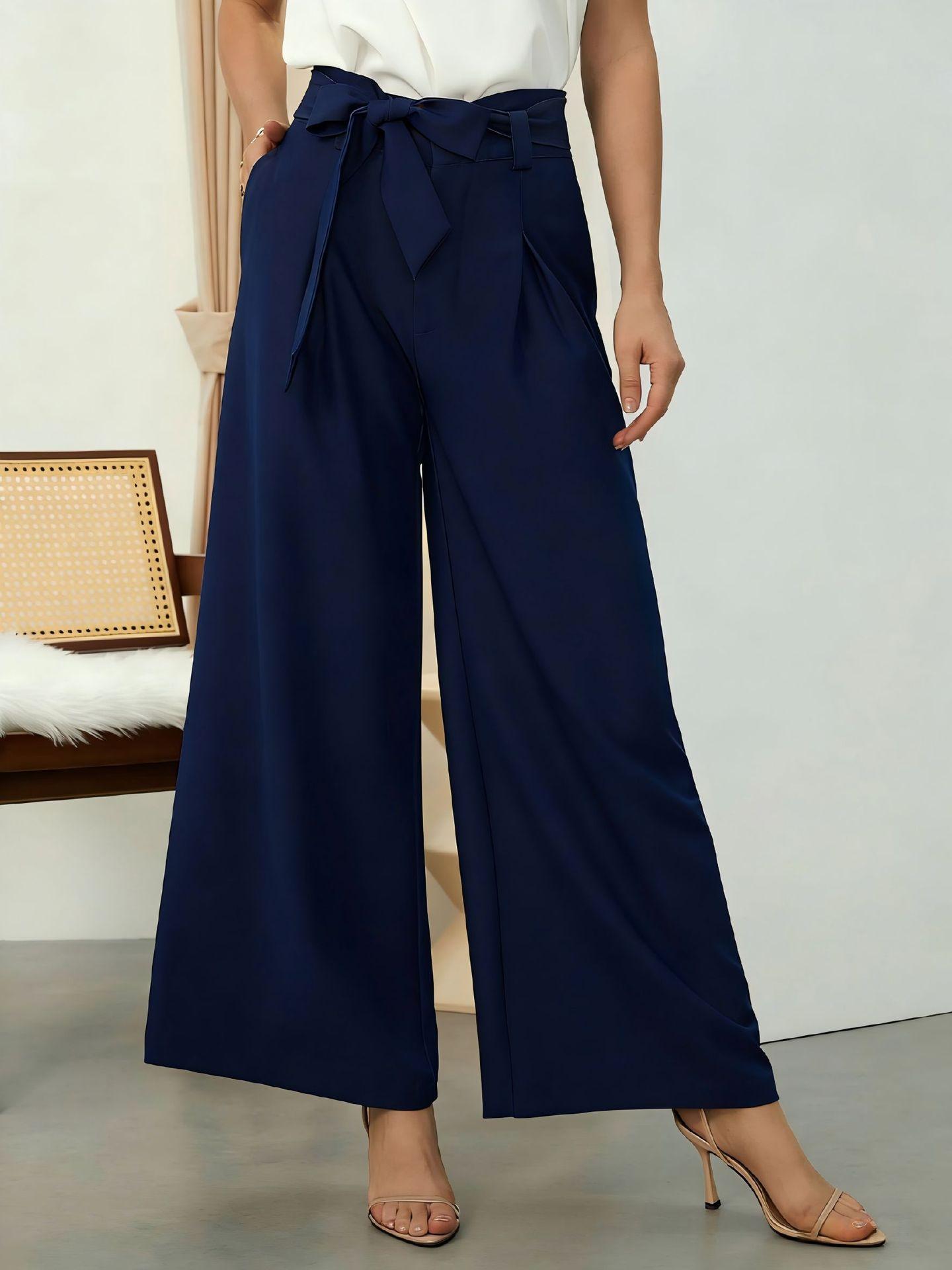 Trendy Stylish Lace-up Commuter Suit Pants