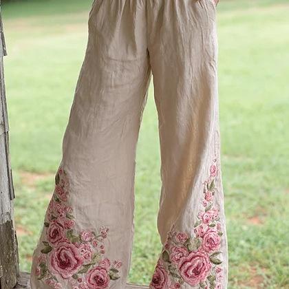 Womens Casual Sports Pants With 3D Digital Print