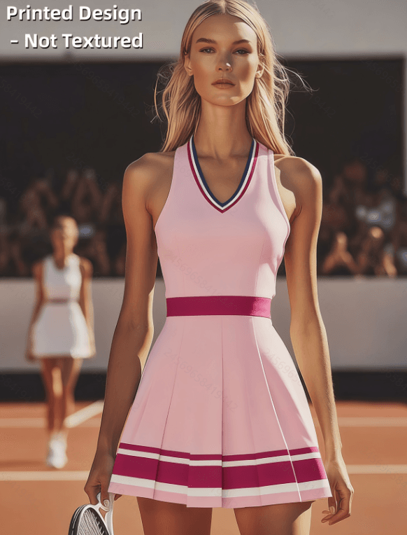 College Sports Style Striped Waist Skirt