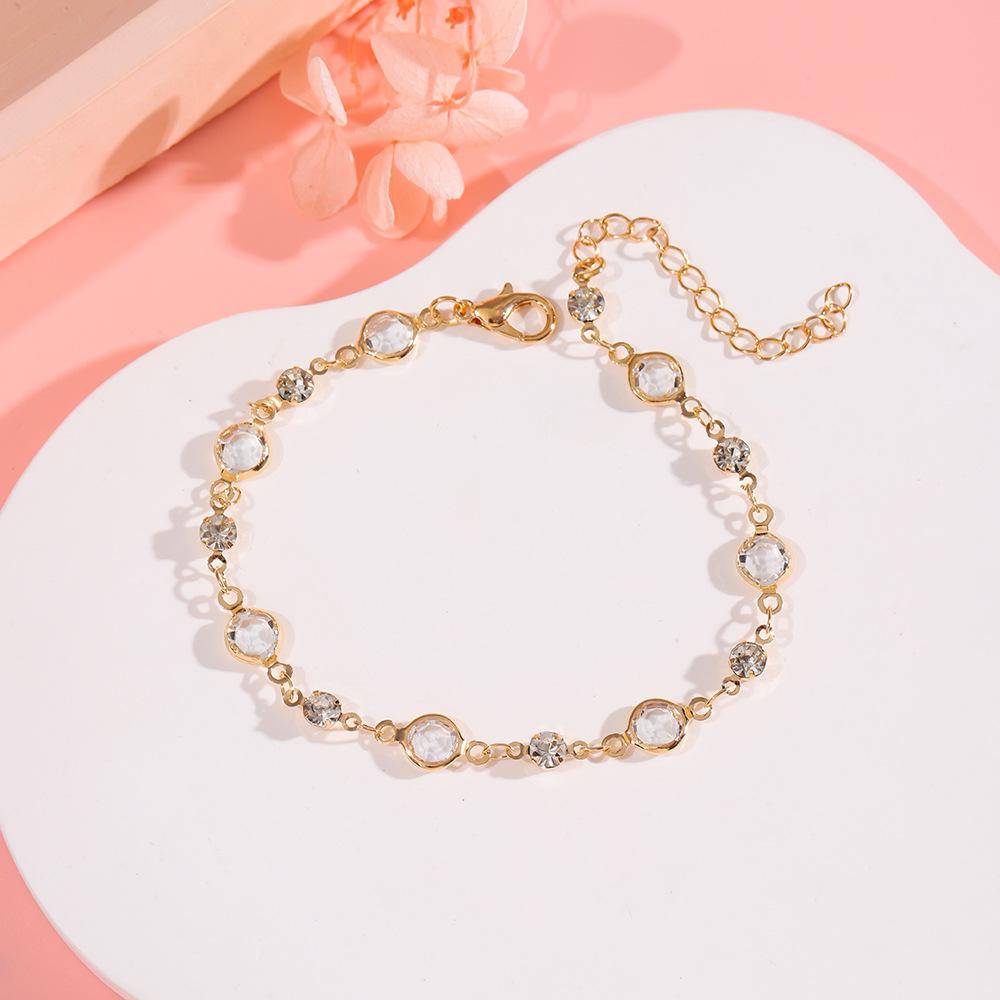 Stylish Personalized Accessory Colorful Crystal And Rhinestone Bracelet