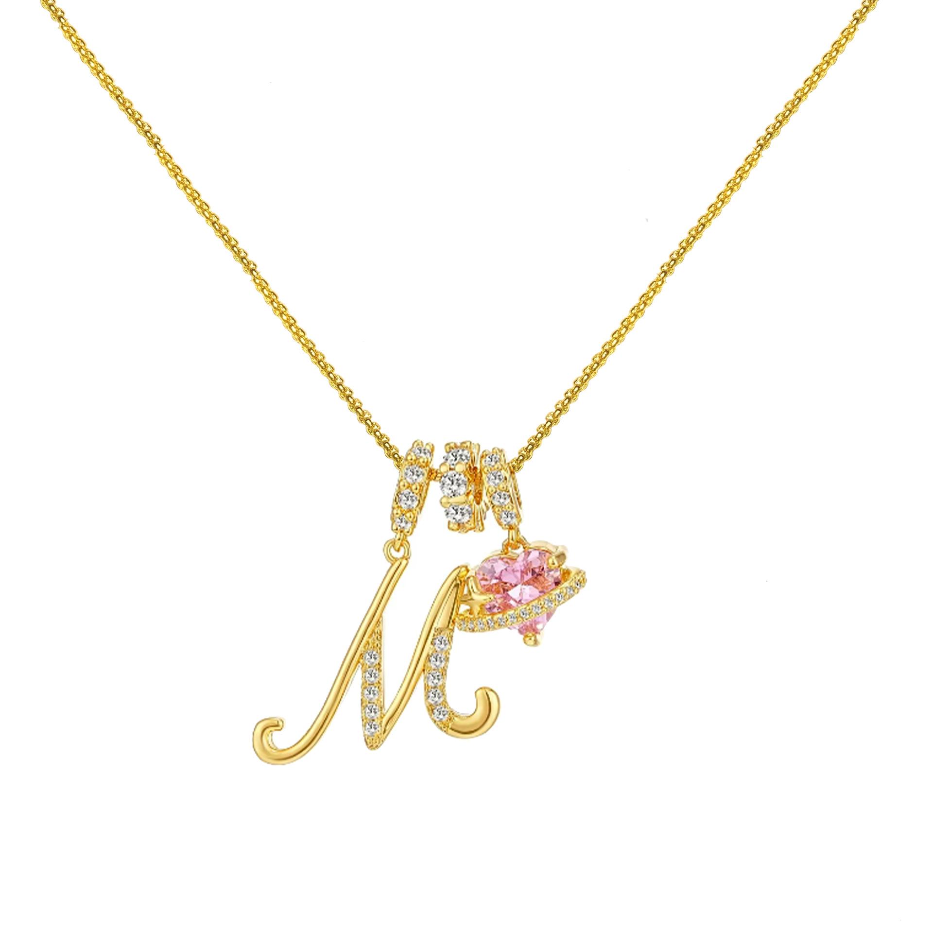 Dopamine 26 English Letter Necklace Girl Light Luxury Minority High Sense