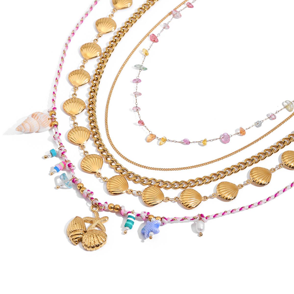 Jewelry Titanium Steel Necklace Accessories Womens Clavicle Chain Stainless Steel Neck Chain