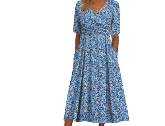 Women's Sling Long Dress Plus Size