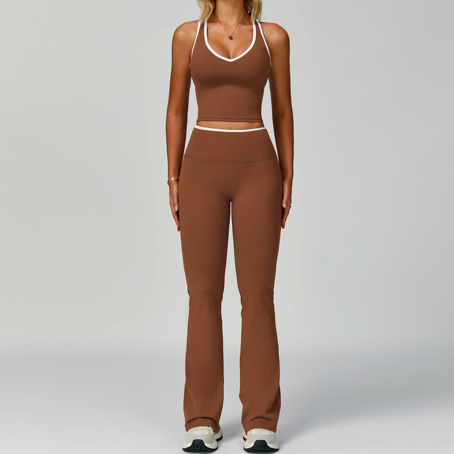Women's Sports Suit Skinny Yoga Clothes Fitness Suit