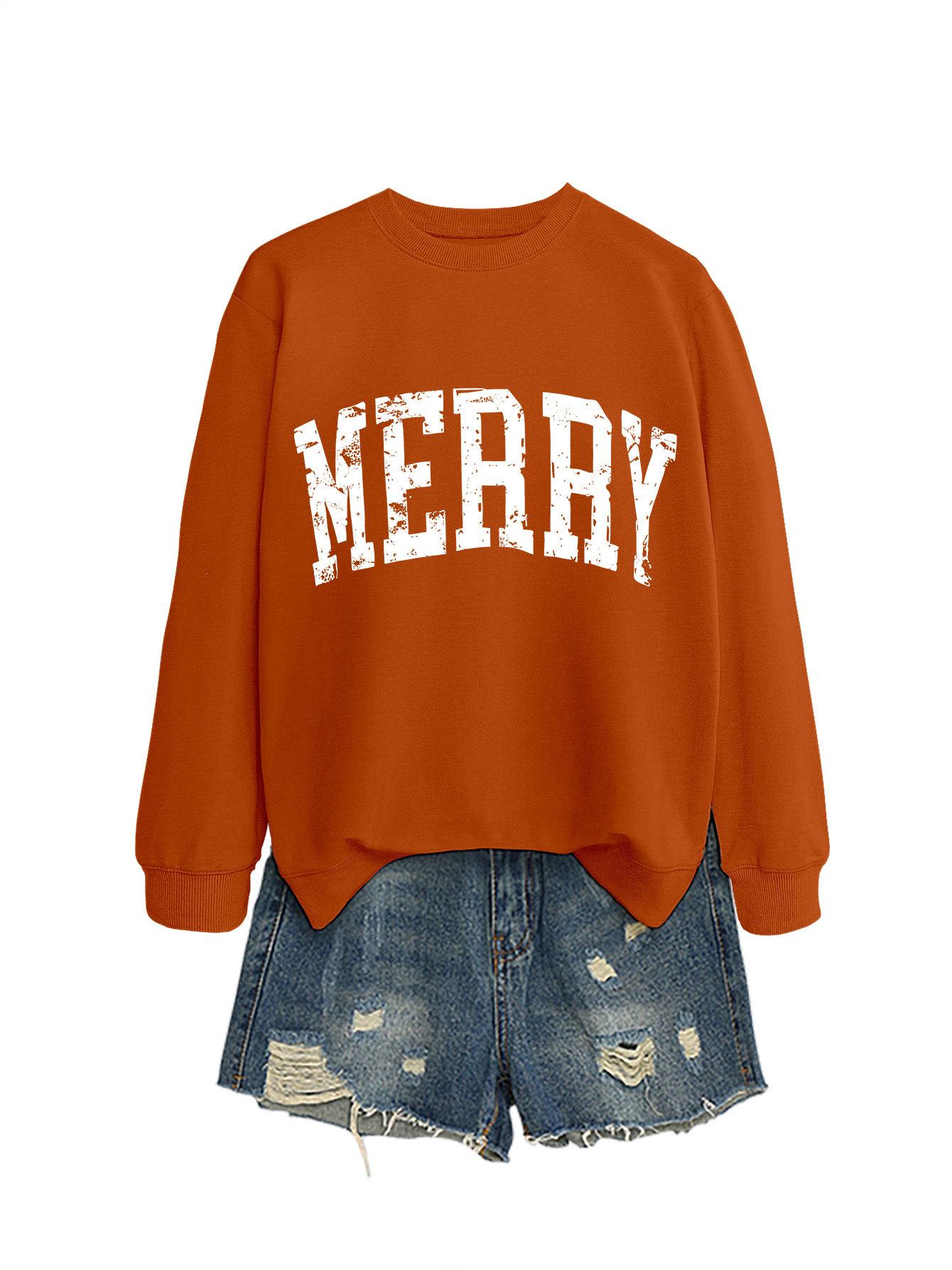 Letter Autumn And Winter Sweater Girl