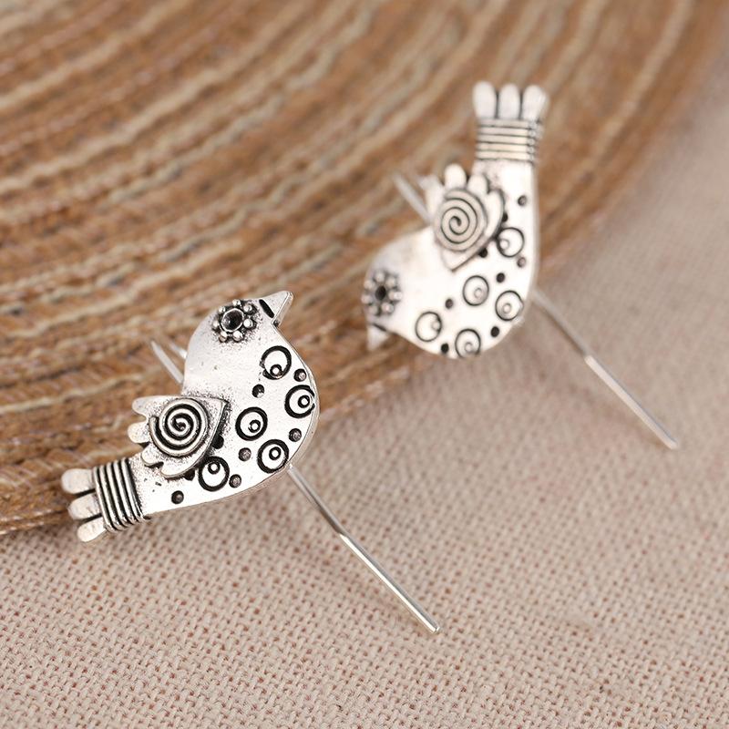 Womens Exaggerated Large Hoop Alloy Earrings