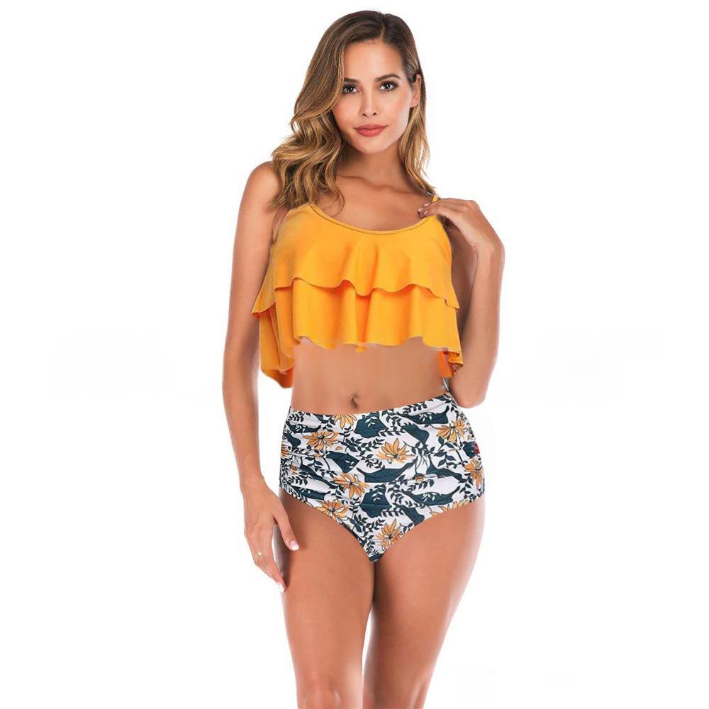Womens Multi-color Sexy Two-piece Bikini