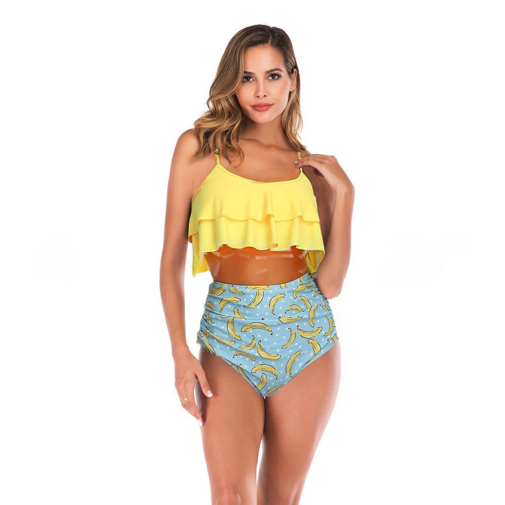 Womens Multi-color Sexy Two-piece Bikini