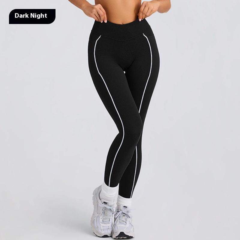 Women's Solid Color Sports Tube Top Strapless Trousers Suit